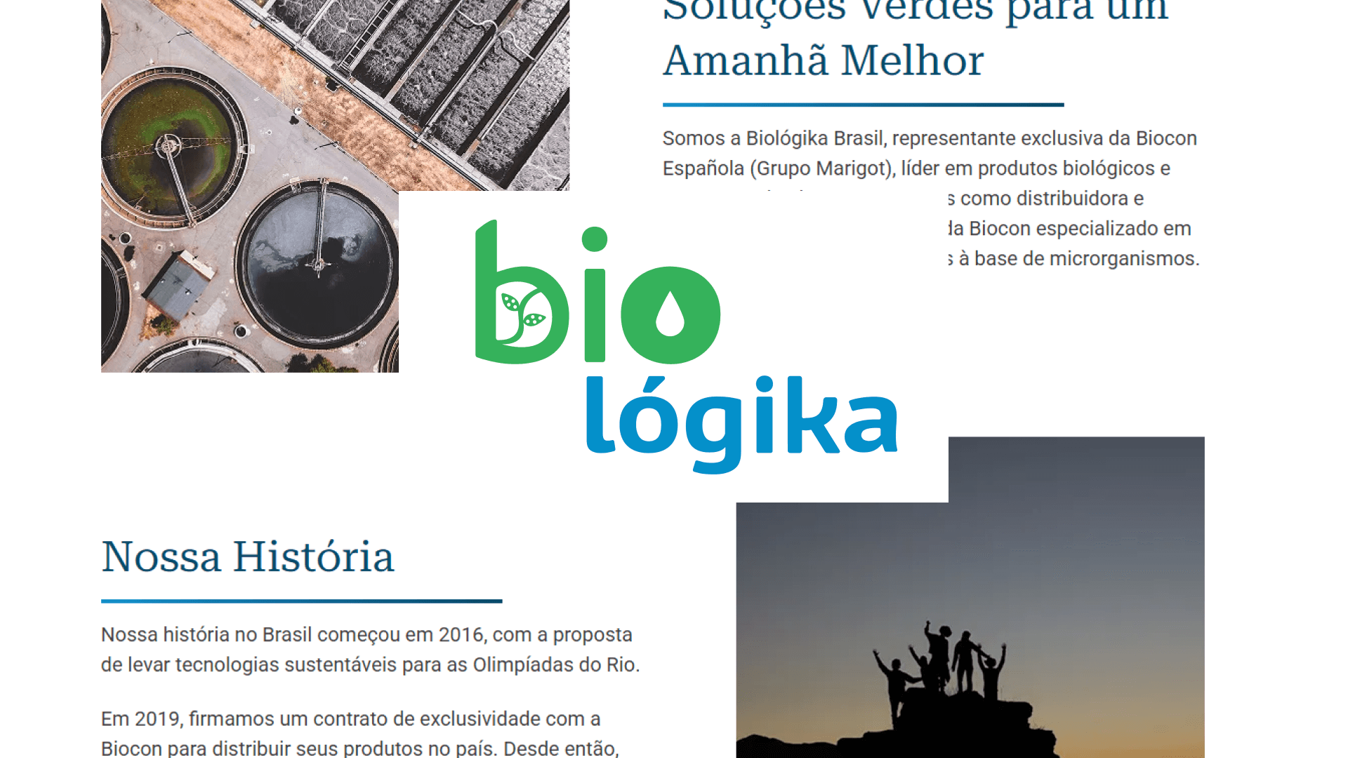 Site institucional da Biológika